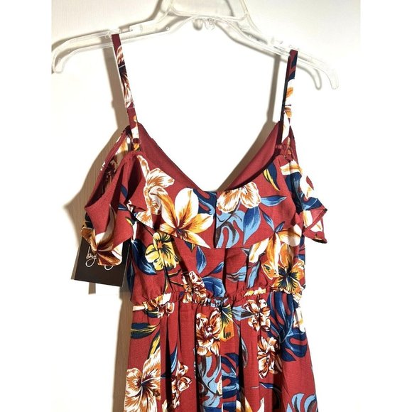 Boho Floral Hi Low Dress size XS NWT - Picture 4 of 10